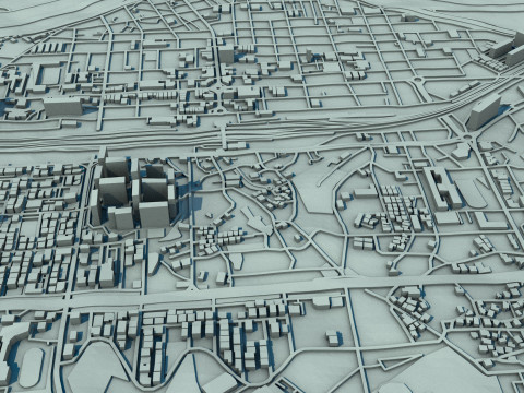 Sejong-si City South Korea 3D 模型