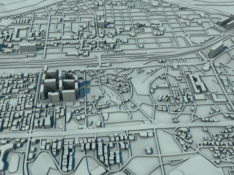 Sejong-si City South Korea 3D Model