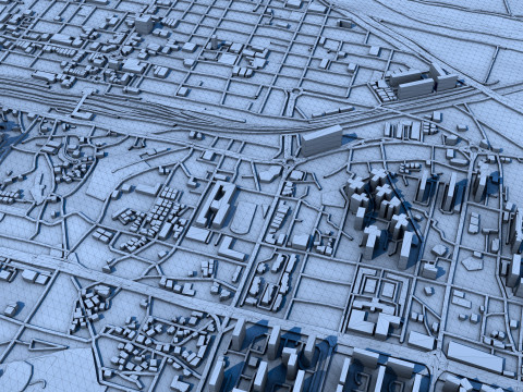 Sejong-si City South Korea 3D 模型