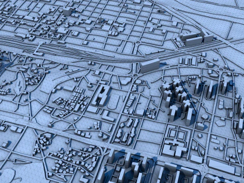 Sejong-si City South Korea 3D Model