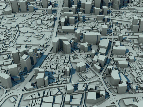 Seoul City South Korea 3D Model