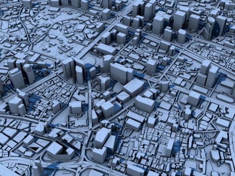 Seoul City South Korea 3D Model