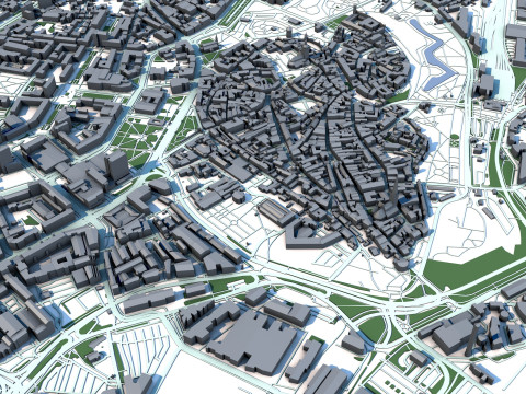 Tallinn City Estonia 3D Модель