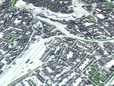 Tallinn City Estonia 3D Model