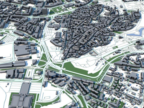 Tallinn City Estonia 3D Model