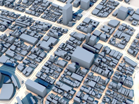 Kabuki-za Tokyo Japan Theater in Chuo Map 3D Model