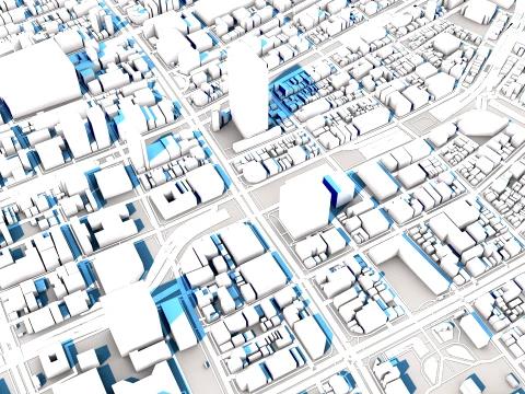 Kabuki-za Tokyo Japan Theater in Chuo Map 3D Model
