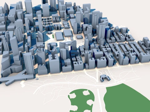 Metropolitan Opera House New York USA Map 3D Model
