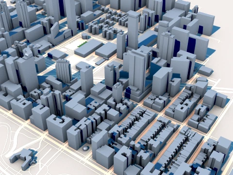 Metropolitan Opera House New York USA Map 3D Model