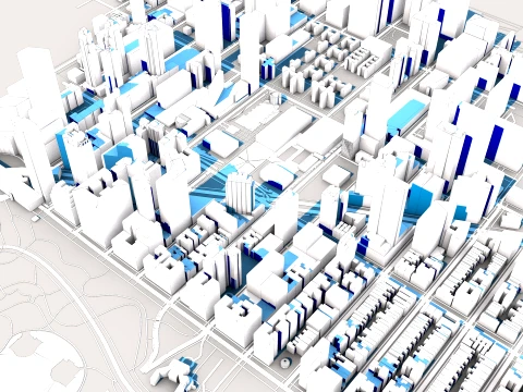 Metropolitan Opera House New York USA Map 3D Model