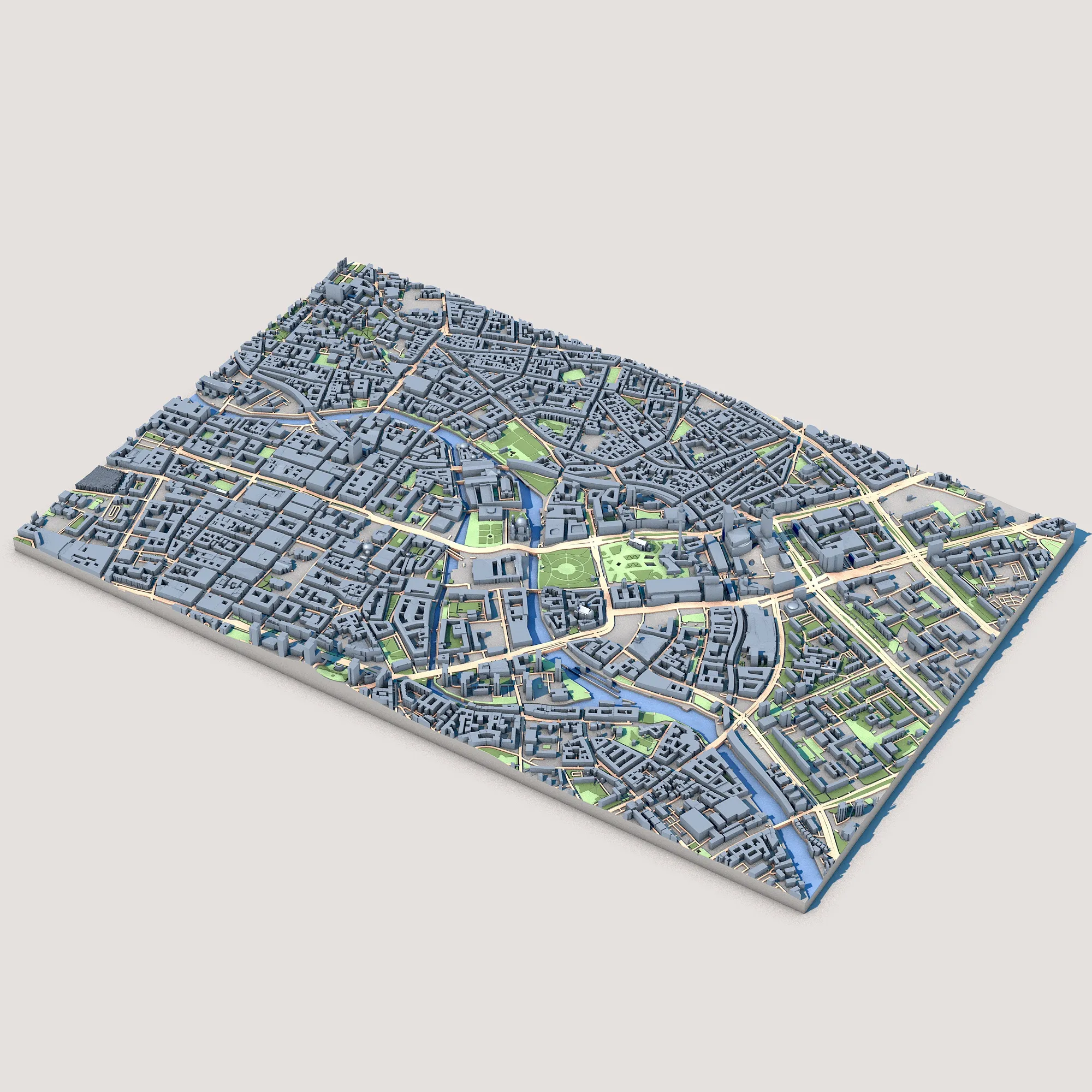 ベルリン大聖堂ドイツ Vol2 マップ 3Dモデル .c4d .max .obj .3ds .fbx .stl .blend 