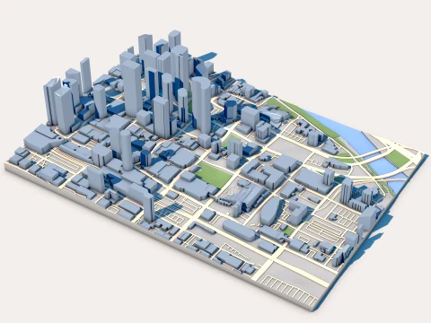 加拿大卡尔加里救世主大教堂地图 3D 模型