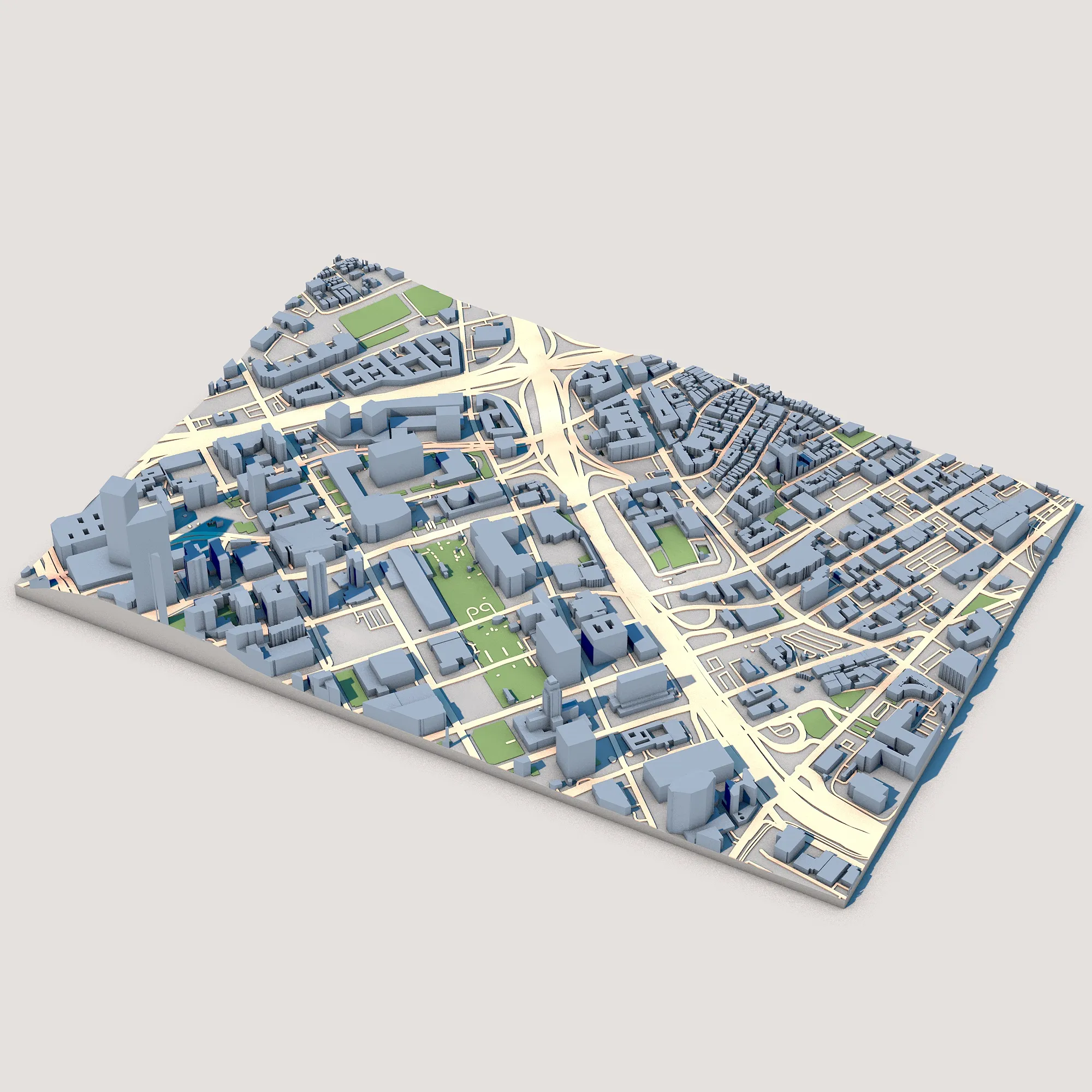 Cathedral of Our Lady of the Angels in Los Angeles United States Map 3D Model .c4d .max .obj .3ds .fbx .stl .blend