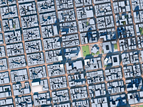Grace Cathedral San Francisco United States Map 3D Model