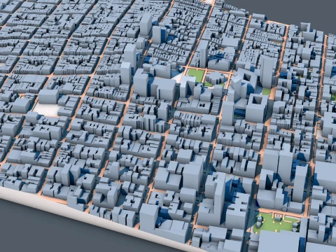 Grace Cathedral San Francisco United States Map 3D Model