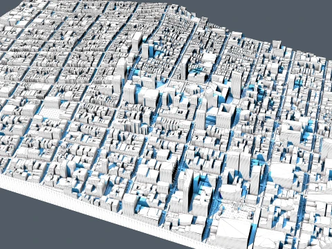Grace Cathedral San Francisco United States Map 3D Model