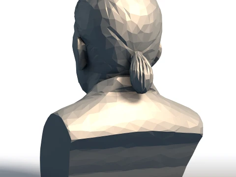 Danny Trejo Low Poly Bust - Machete Actor Sculpture - Geometric Tough Guy Portrait 3D Print Model