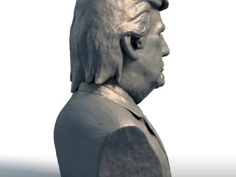 ドナルド・トランプ胸像 - 政治家グッズ - 元大統領モデル 3Dプリントモデル