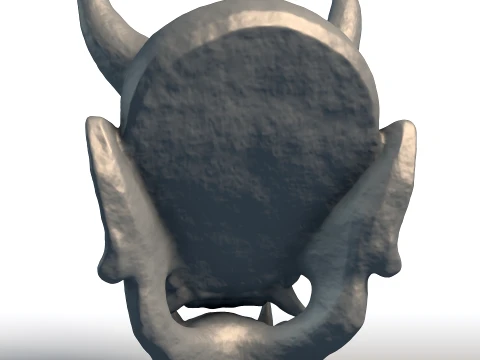 Maschera giapponese Hannya - Oni Demon Wall Art - Decorazione tradizionale asiatica per la casa Modello di stampa 3D