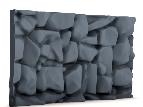 Stone Wall 218 3D Print Model
