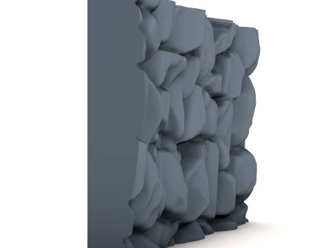 Stone Wall 218 3D Print Model