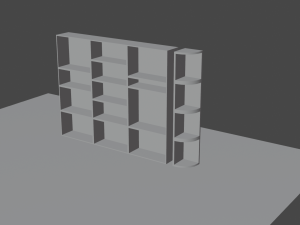 bookcase 3D 模型