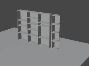 bookcase 3D Model