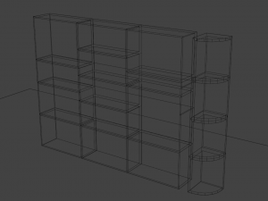 bookcase 3D 模型