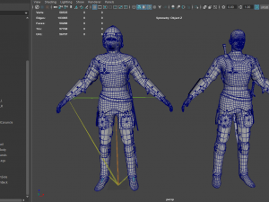 tab medieval knight - 1 Model 3D