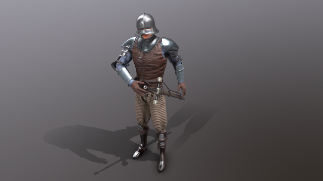 tab medieval knight - 2 Modello 3D .c4d .max .obj .3ds .fbx .stl .blend 