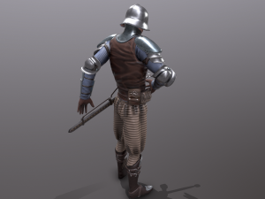 tab medieval knight - 2 Modello 3D
