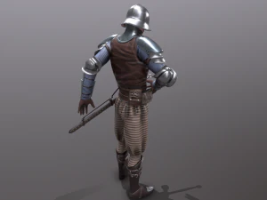 tab medieval knight - 2 3D Model