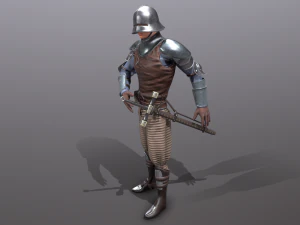 tab medieval knight - 2 3D Model