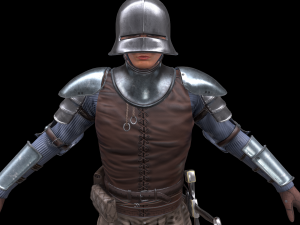 tab medieval knight - 2 Modello 3D