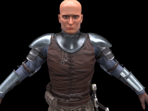 tab medieval knight - 2 Modello 3D