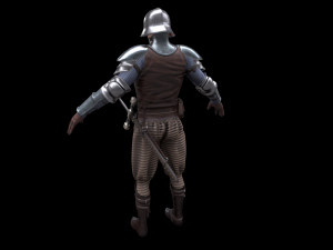 tab medieval knight - 2 Modello 3D