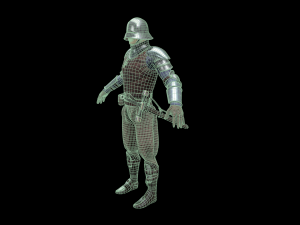 tab medieval knight - 2 Modello 3D