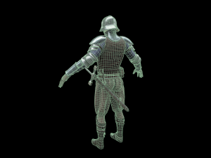 tab medieval knight - 2 Modello 3D