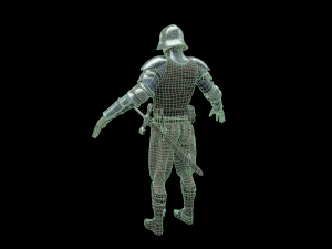 tab medieval knight - 2 3D Model