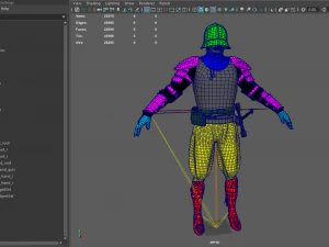 tab medieval knight - 2 3D Model