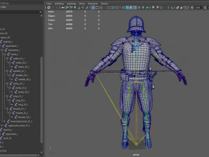 tab medieval knight - 2 3D Model