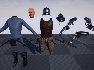 tab medieval knight - 2 3D Model