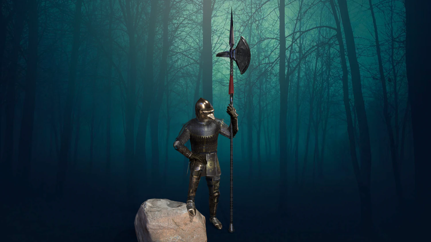 tab medieval knight - 3 3D Model .c4d .max .obj .3ds .fbx .stl .blend 
