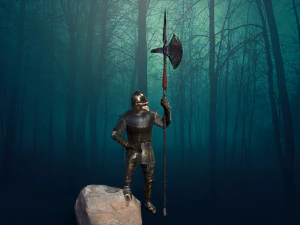 вкладка средневековый рыцарь - 3 3D Модель