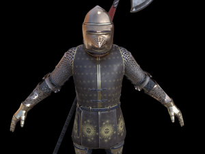 tab medieval knight - 3 Modello 3D