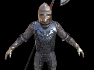 tab medieval knight - 3 Modello 3D