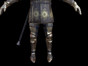 tab medieval knight - 3 Modello 3D