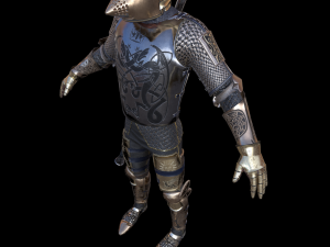 tab medieval knight - 3 Modello 3D