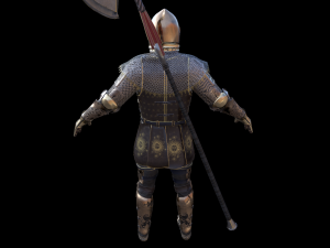 tab medieval knight - 3 Modello 3D