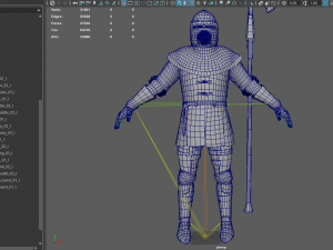 tab medieval knight - 3 Modello 3D